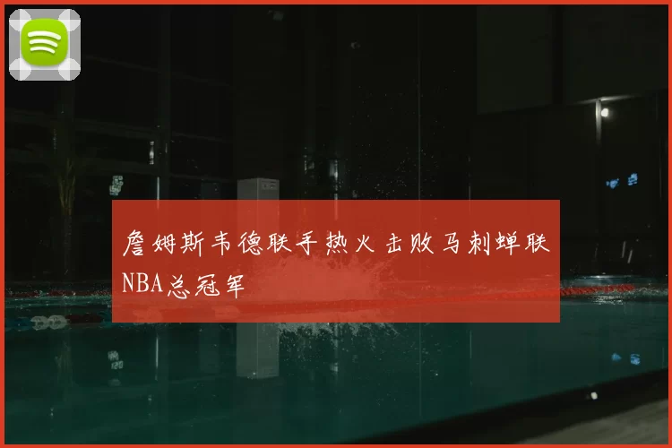 詹姆斯韦德联手热火击败马刺蝉联NBA总冠军