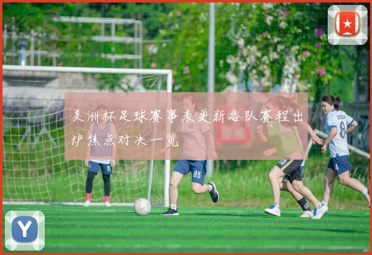 美洲杯足球赛事表更新各队赛程出炉焦点对决一览
